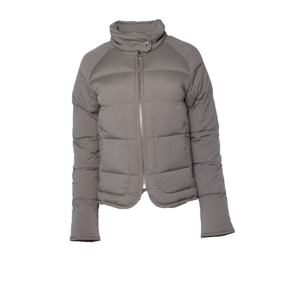 Hermes Piumino extra-light puffer coat in taupe
